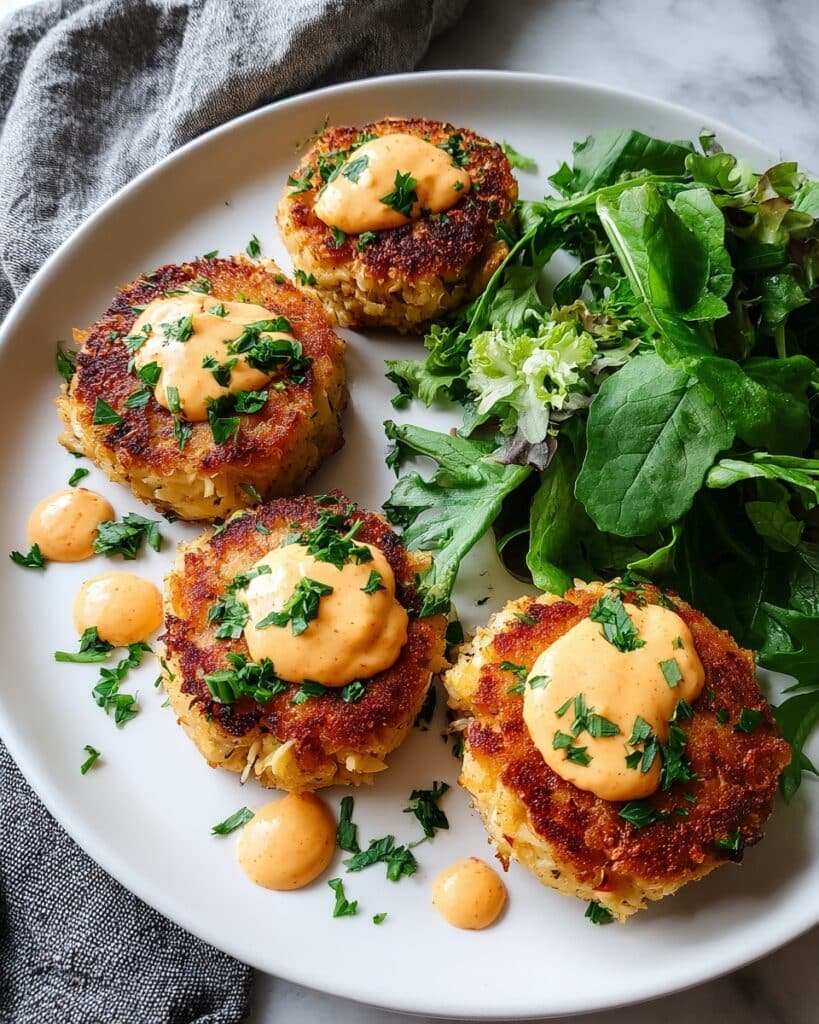 Spicy Salmon Cakes with Sriracha Aioli Recipe