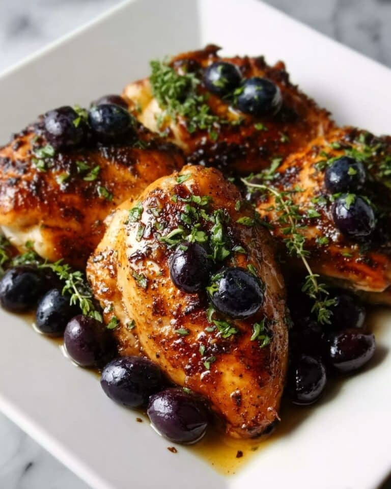 Blueberry Thyme Chicken Recipe