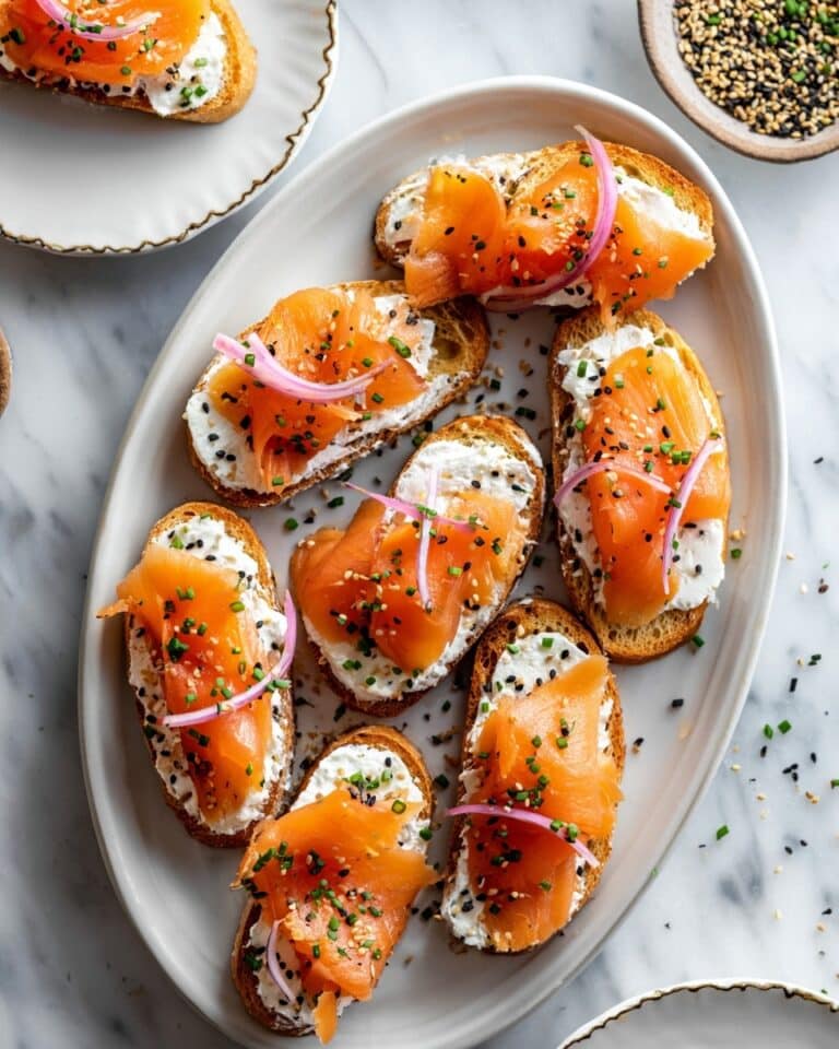 Smoked Salmon Crostini Recipe
