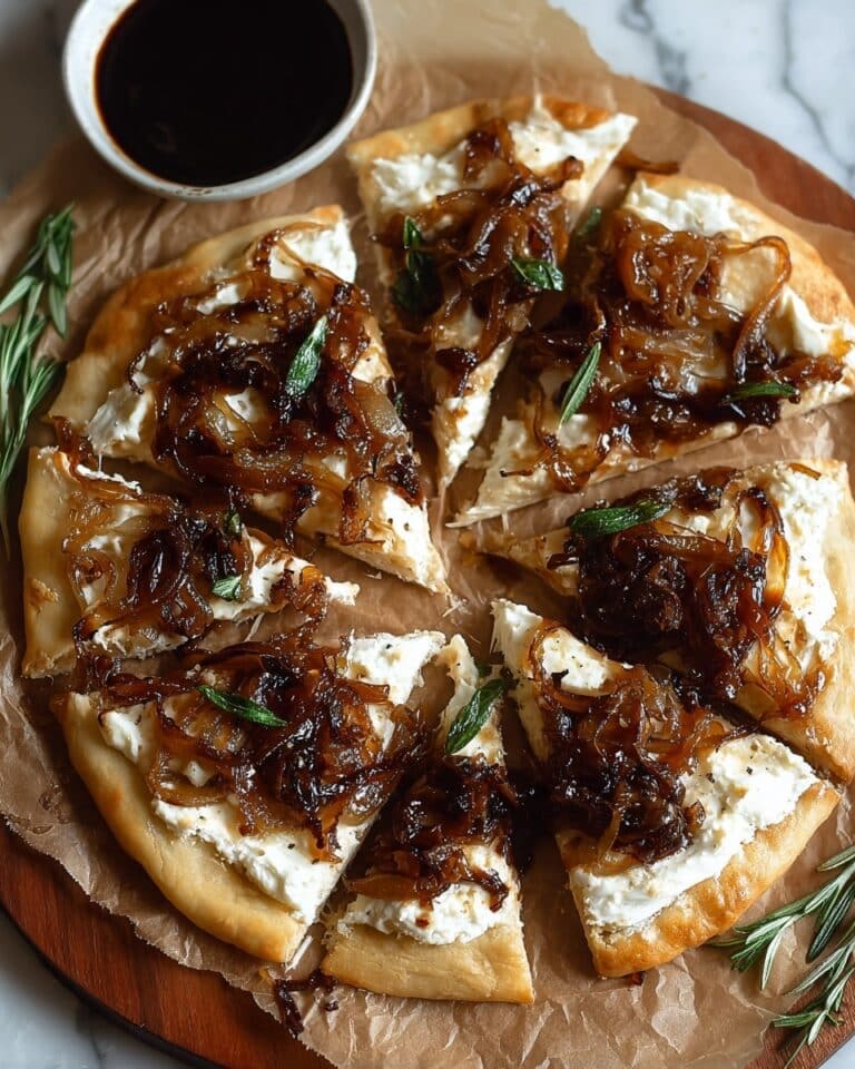 Goat Cheese and Caramelized Onion Pizza Recipe