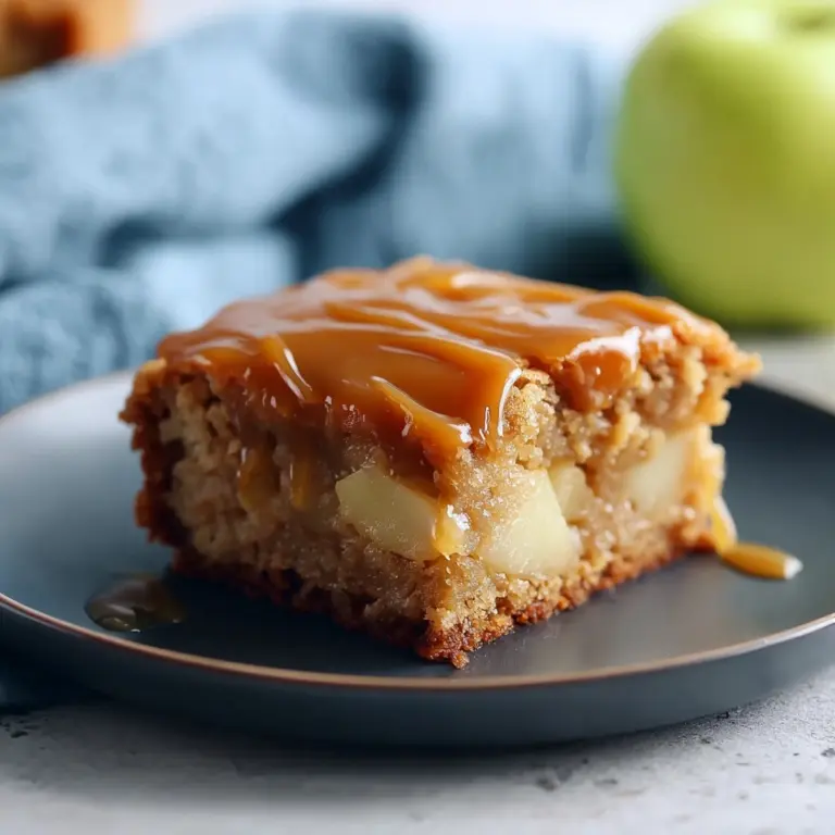 Salted Caramel Apple Sheet Cake Recipe