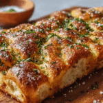 Garlic Parmesan Focaccia Bread Recipe