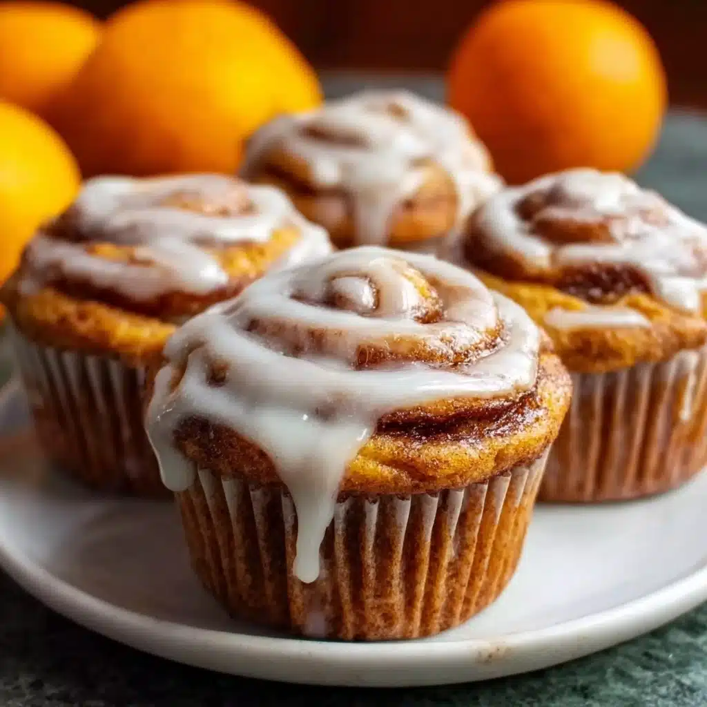 Delight in Pumpkin Cinnamon Roll Muffins Recipe