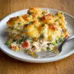 Easy Chicken Cobbler Dinner Casserole Recipe