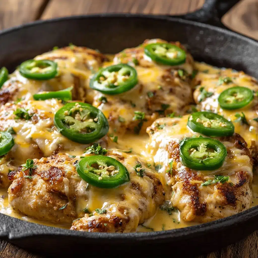 One Pan Cheesy Jalapeño Chicken Recipe - Recipe Image