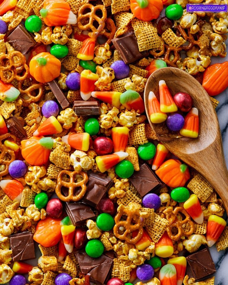Scarecrow Halloween Snack Mix Recipe