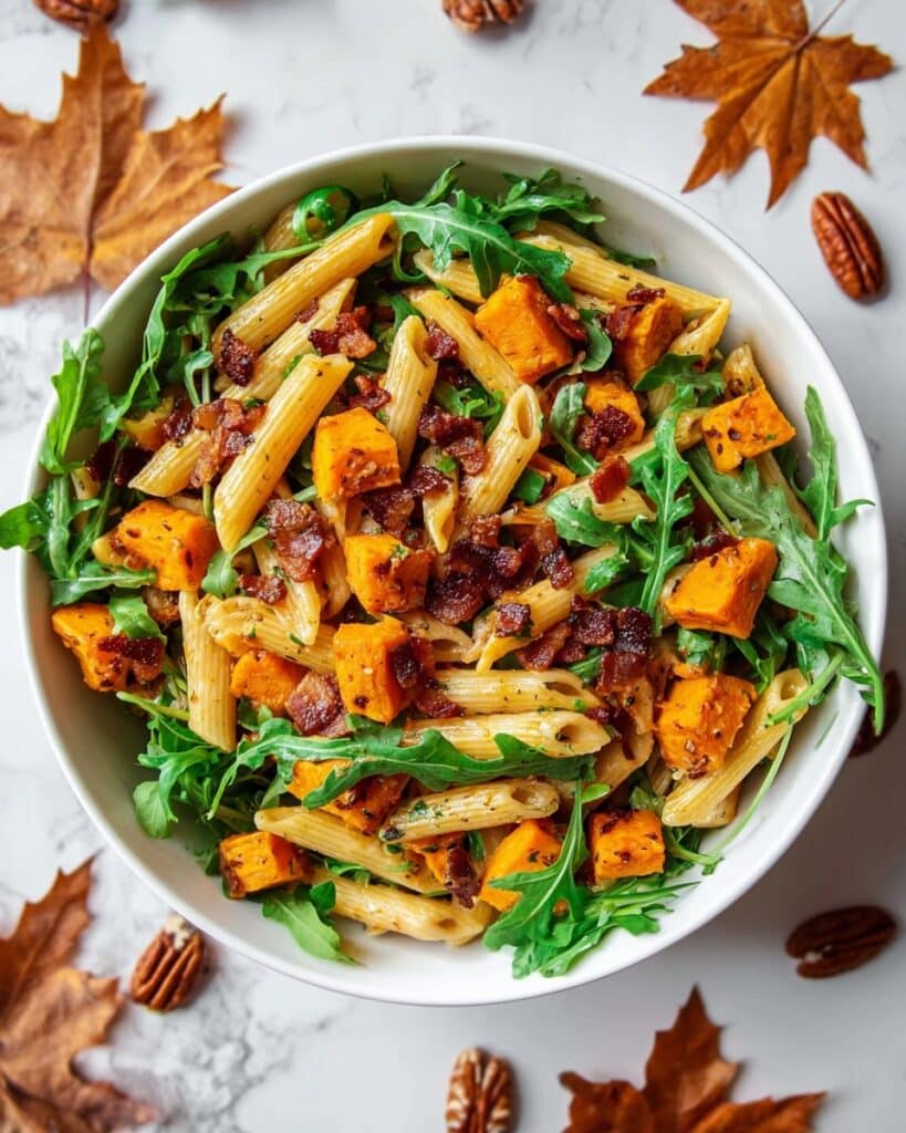 Sweet Potato & Bacon Pasta Salad Recipe