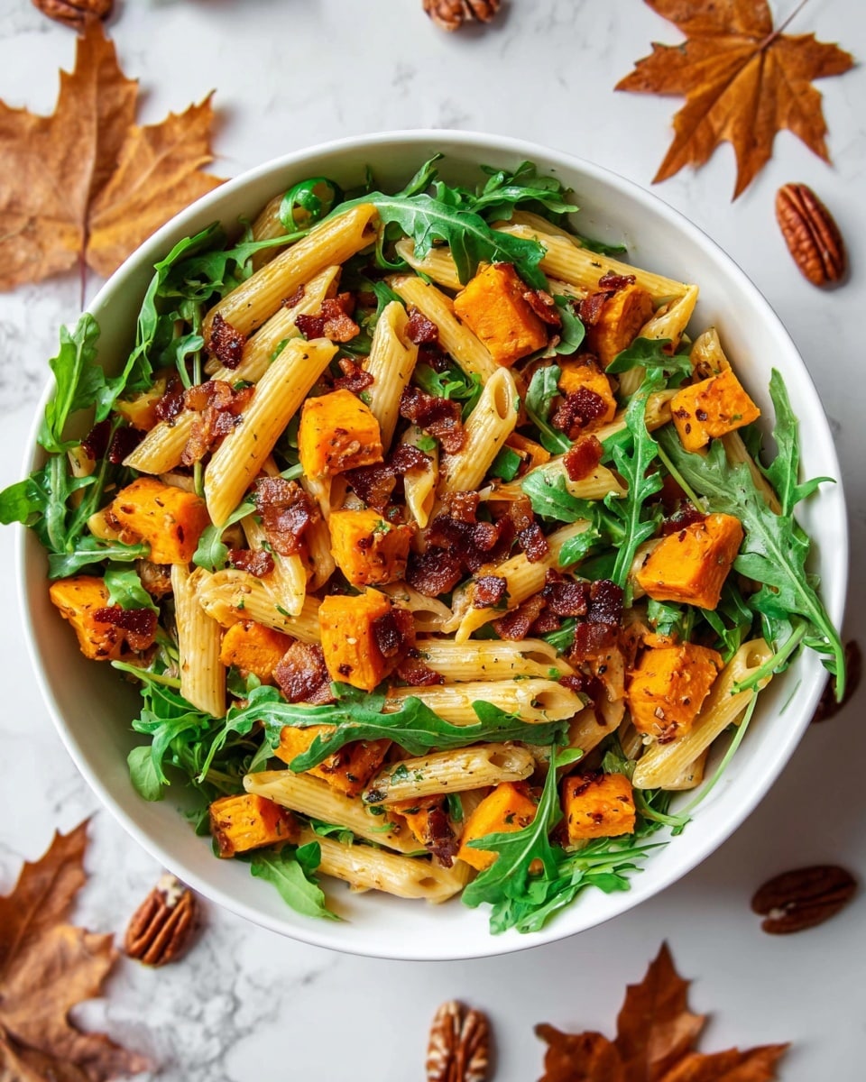 Sweet Potato & Bacon Pasta Salad Recipe
