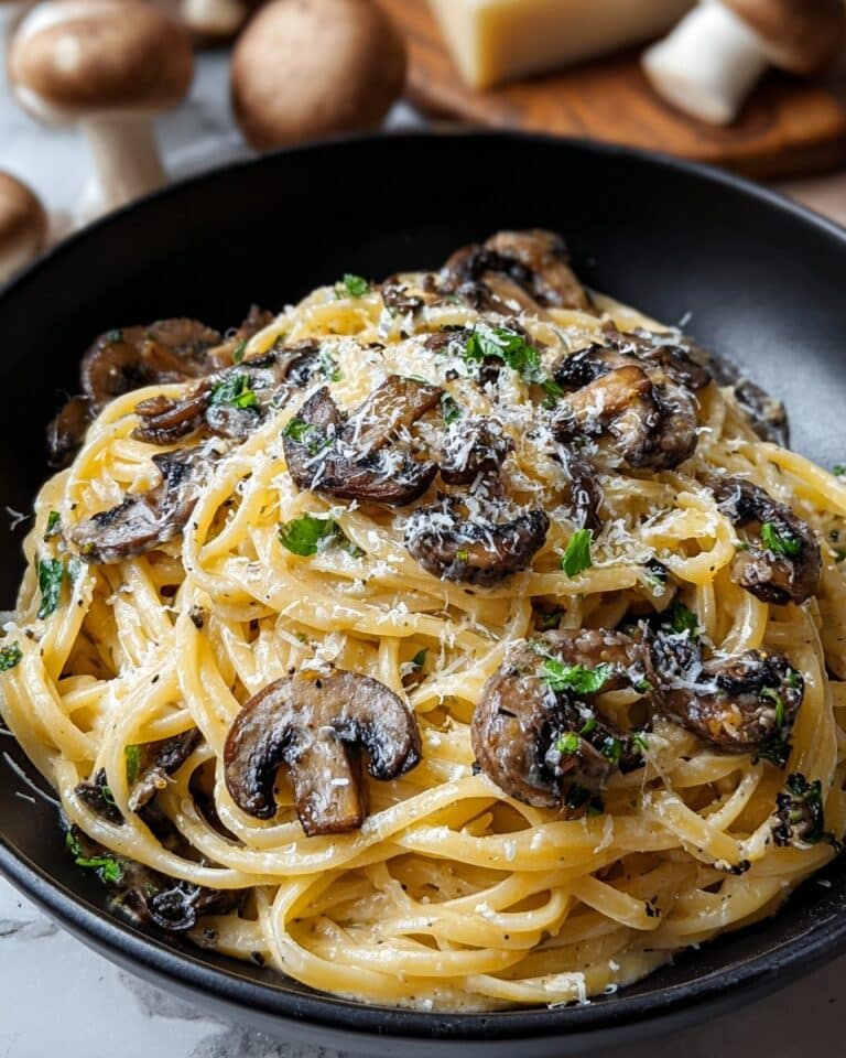 Caramelized Leek and Mushroom Gruyere Pasta Recipe