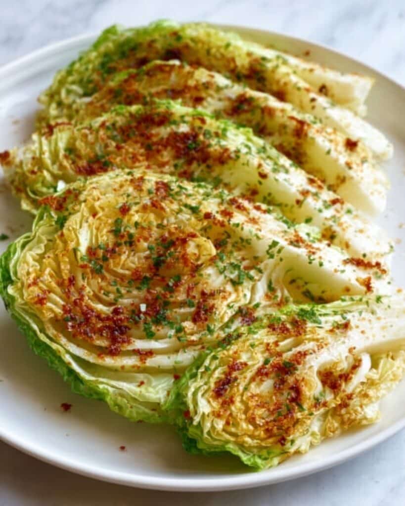 Air Fryer Cabbage Wedges Recipe
