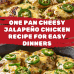 One Pan Cheesy Jalapeño Chicken Recipe