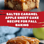 Salted Caramel Apple Sheet Cake Recipe