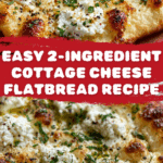 Easy 2-Ingredient Cottage Cheese Flatbread Recipe