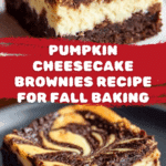 Pumpkin Cheesecake Brownies Recipe