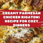 Creamy Parmesan Chicken with Rigatoni Pasta Recipe