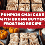 Pumpkin Chai Cake with Brown Butter Frosting Recipe