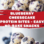 Blueberry Cheesecake Protein Bites Recipe