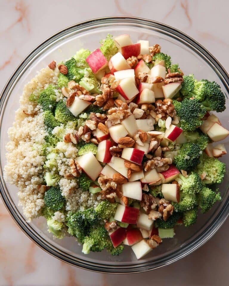 Broccoli Apple Quinoa Salad Recipe