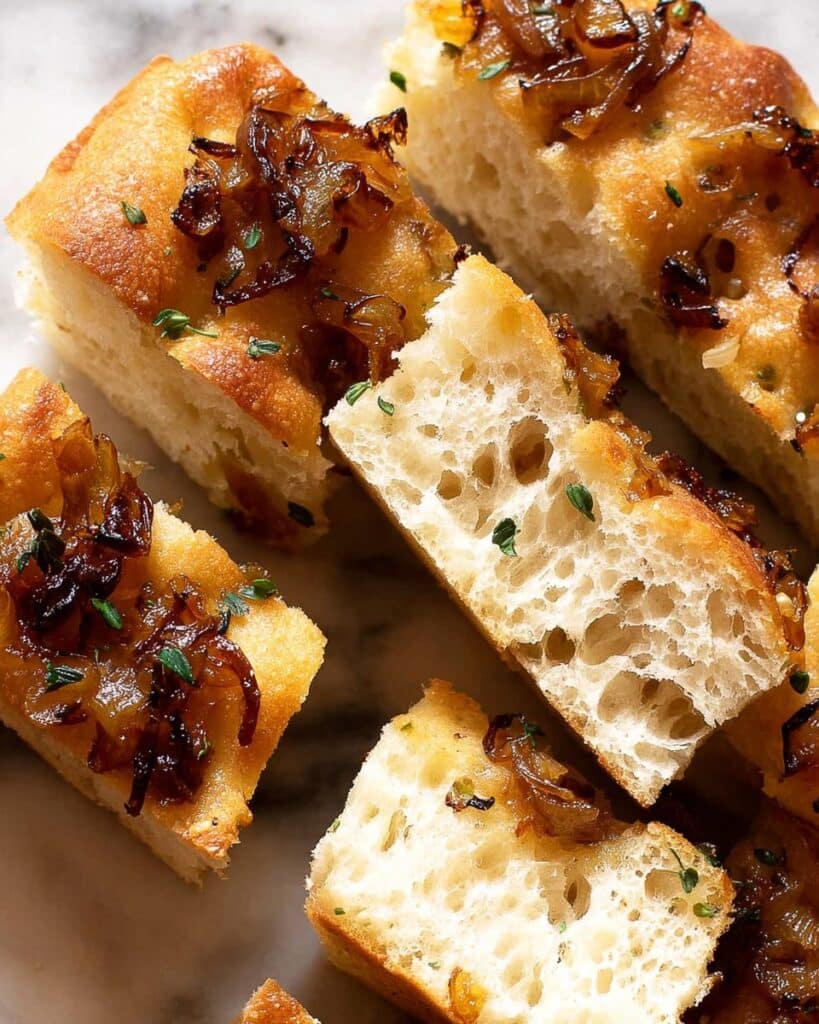 Caramelized Onion Focaccia Recipe