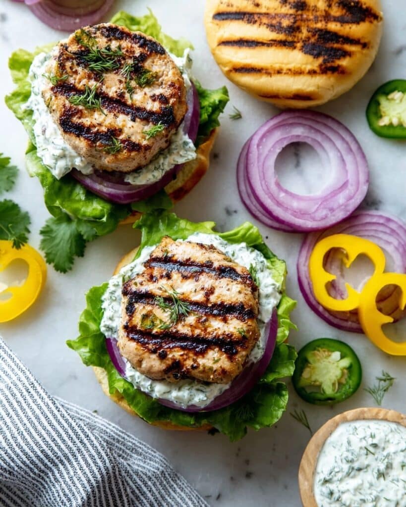 Jalapeño Cheddar Turkey Burgers Recipe