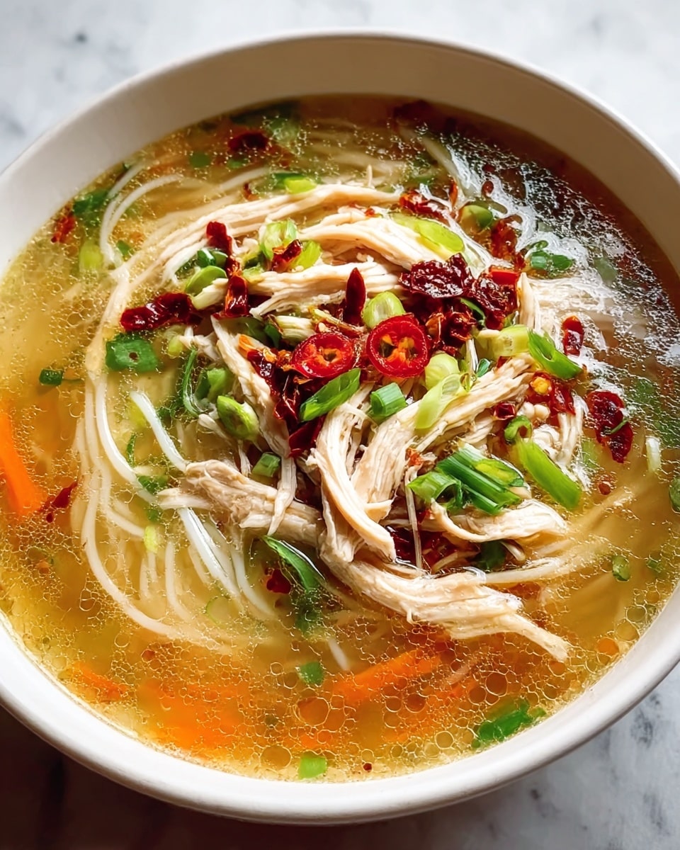 Aromatic Ginger Garlic Chicken Noodle Soup Recipe