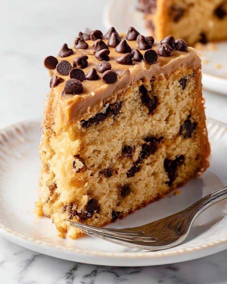 Peanut Butter Pound Cake with Chocolate Chips Recipe