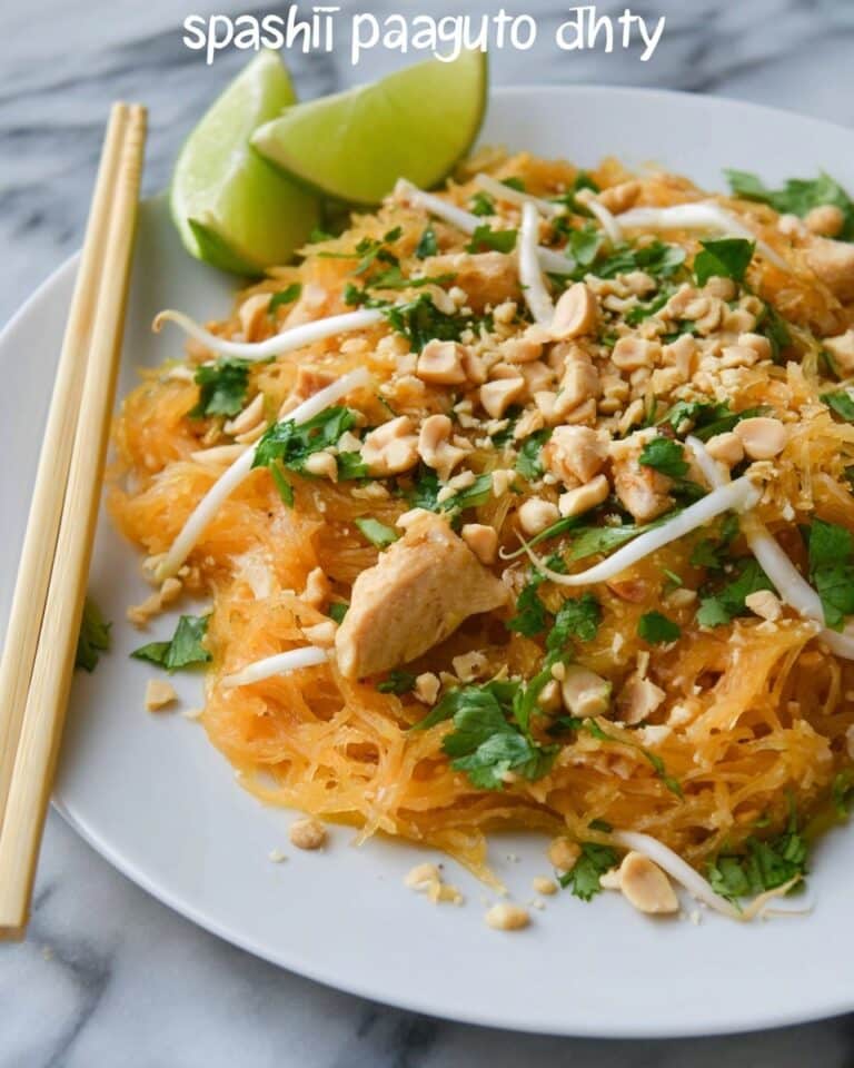 Spaghetti Squash Pad Thai Recipe