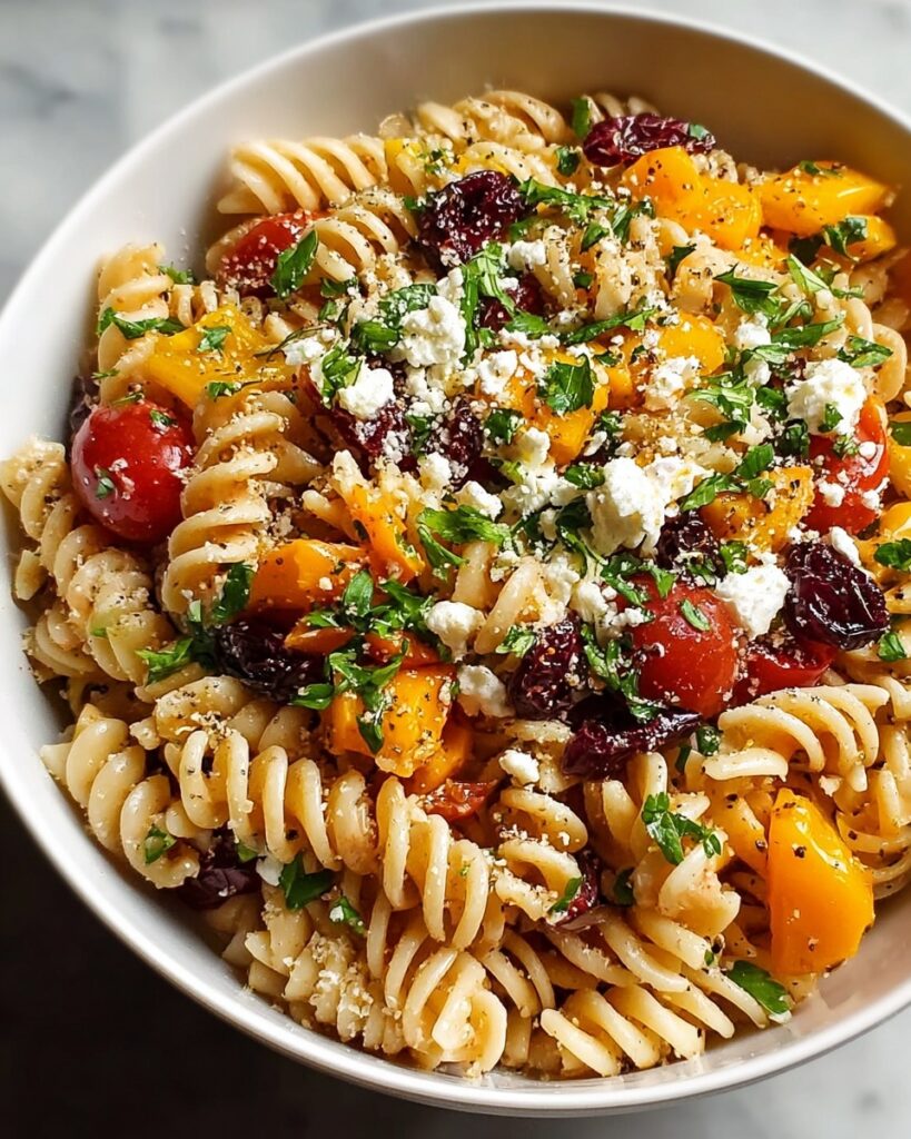 Fall Harvest Pasta Salad Recipe