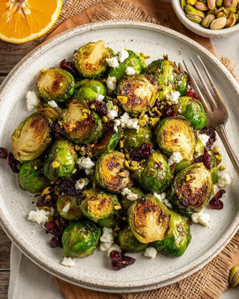 Orange and Honey Glazed Brussels Sprouts Recipe