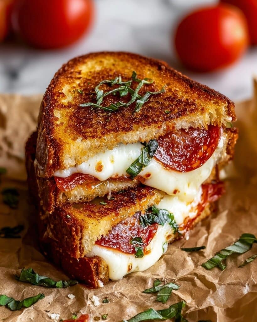 Pizza Grilled Cheese Sandwich Recipe