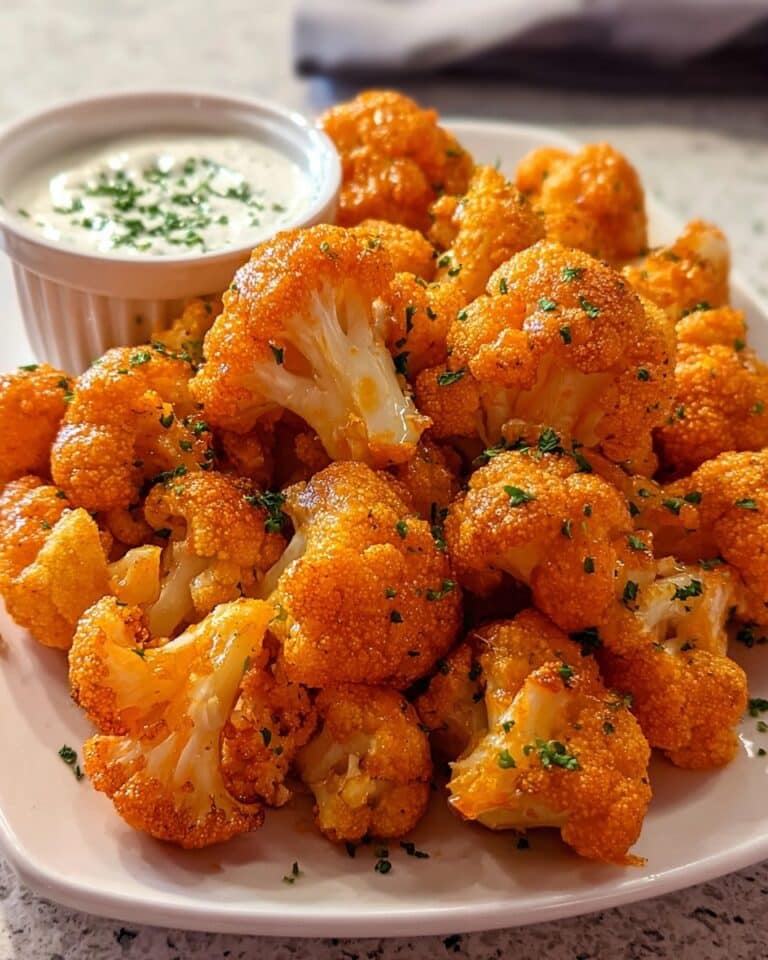 Crispy Buffalo Cauliflower Bites Recipe