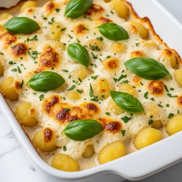 Tasty Baked Gnocchi Mac and Cheese Recipe