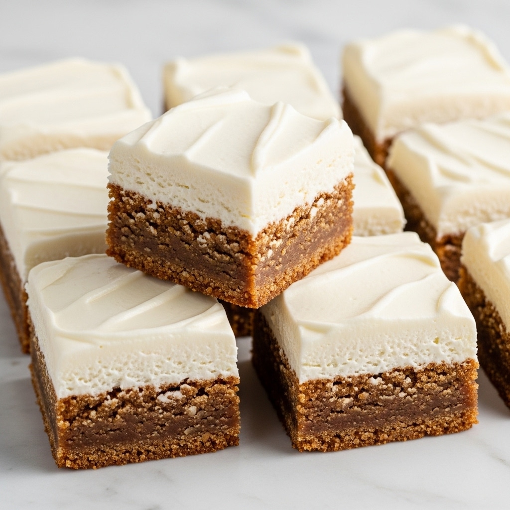 Frosted Gingerbread Brownies Recipe