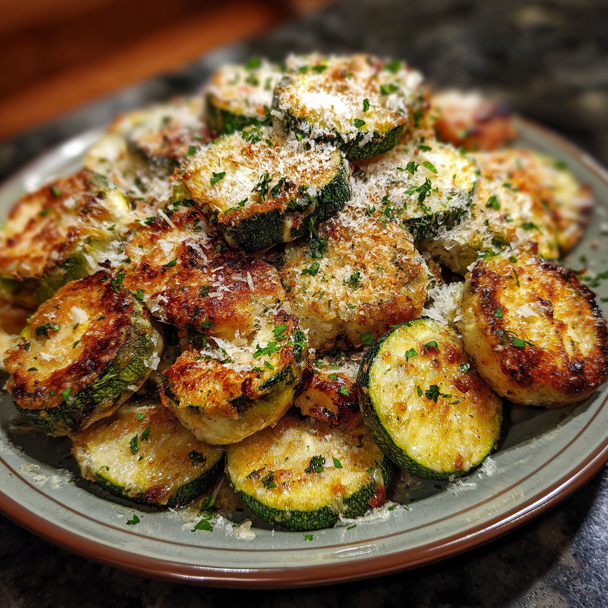 Crispy Baked Zucchini Chips Recipe - Recipe Image