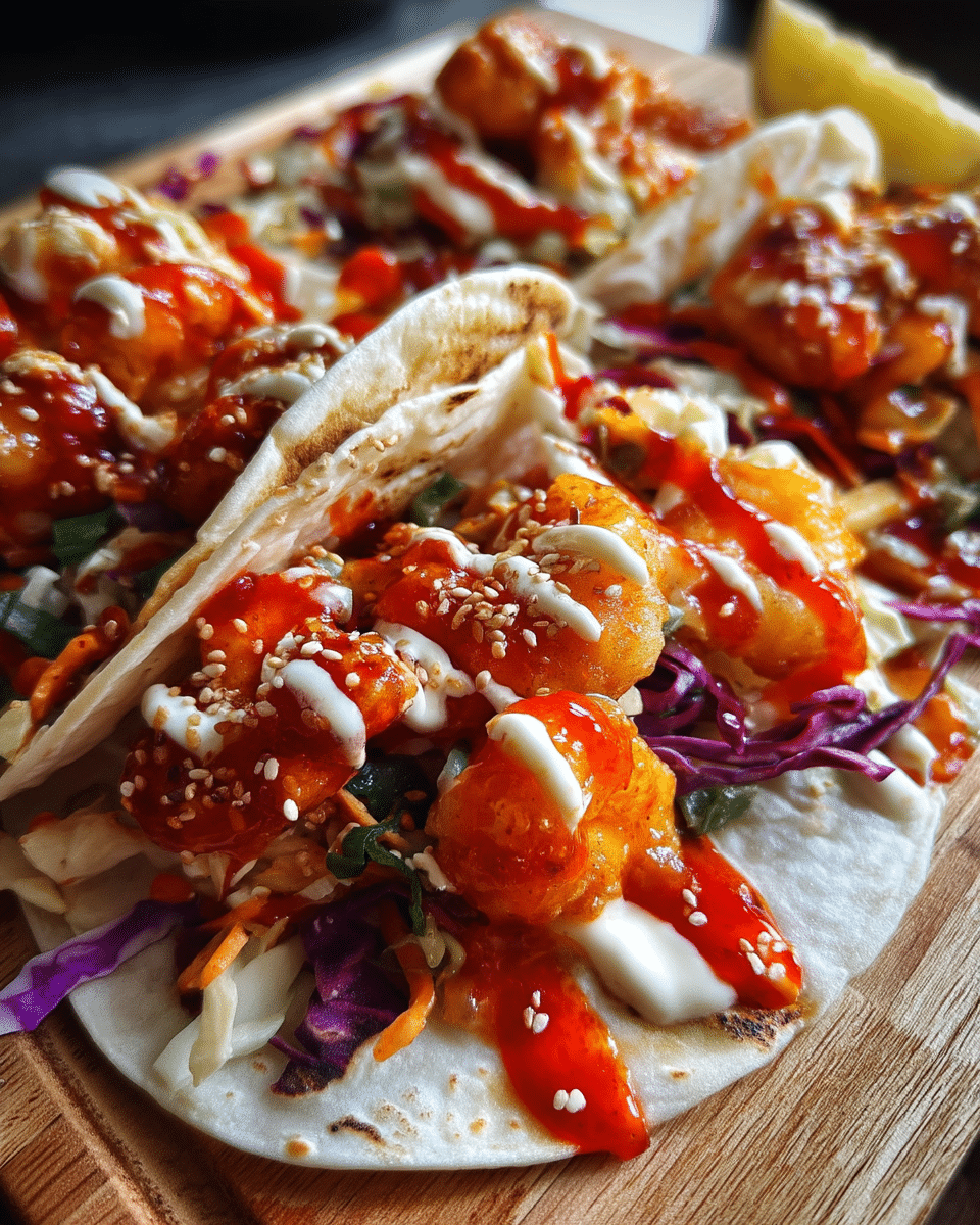 Buffalo Chicken Smash Tacos Recipe - Recipe Image