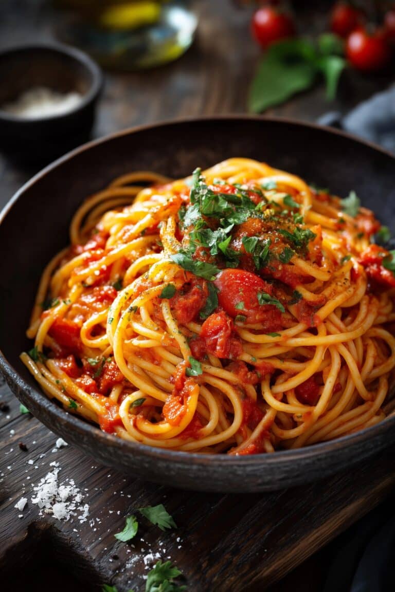 Veggie Spaghetti Puttanesca Recipe