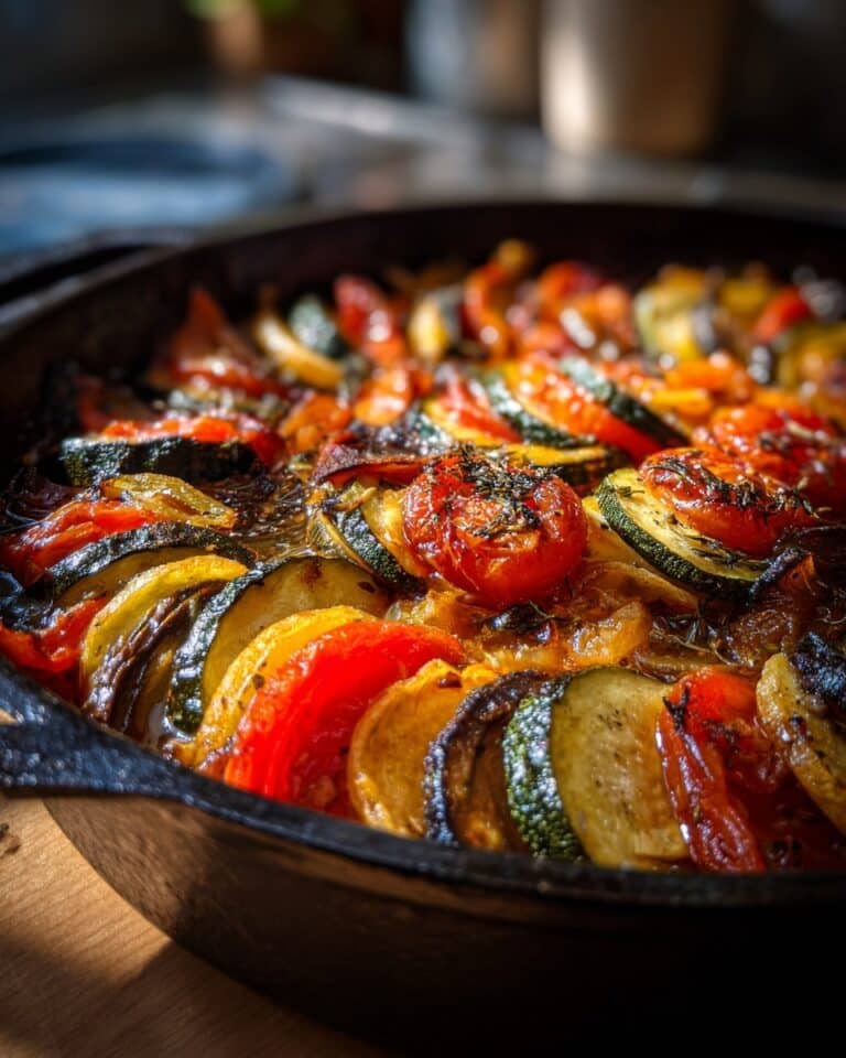 Baked Courgette Tomato Gratin Recipe