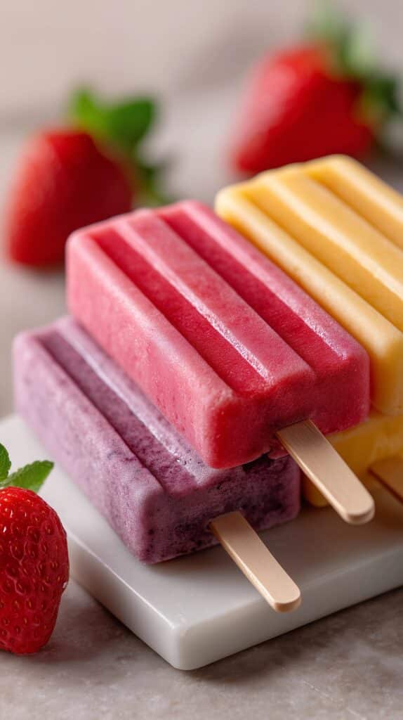 Rainbow Fruit Lollies Recipe