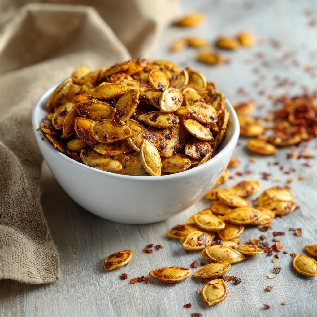 Crunchy Roasted Pumpkin Seeds Recipe