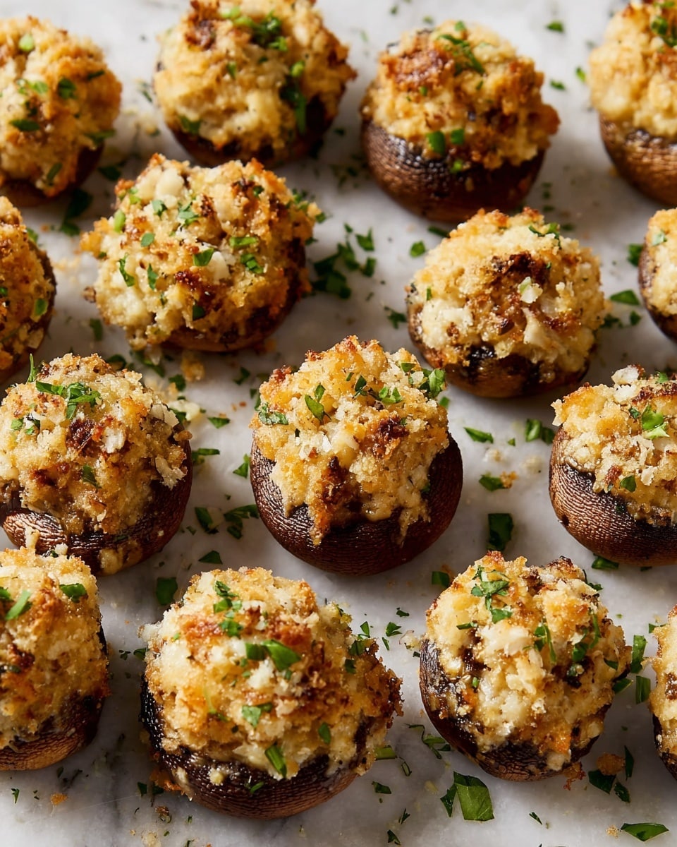 Boursin-Stuffed Mushrooms Recipe
