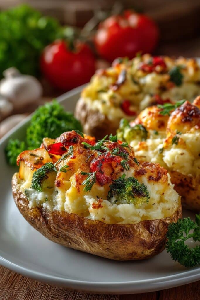 Air Fryer Twice-Baked Potatoes Recipe