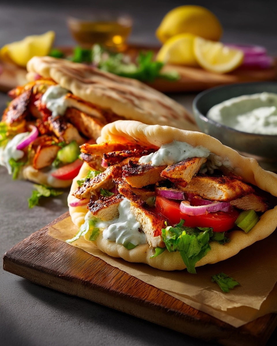 Creamy Chicken Shawarma Havarti Sandwich Recipe - Recipe Image