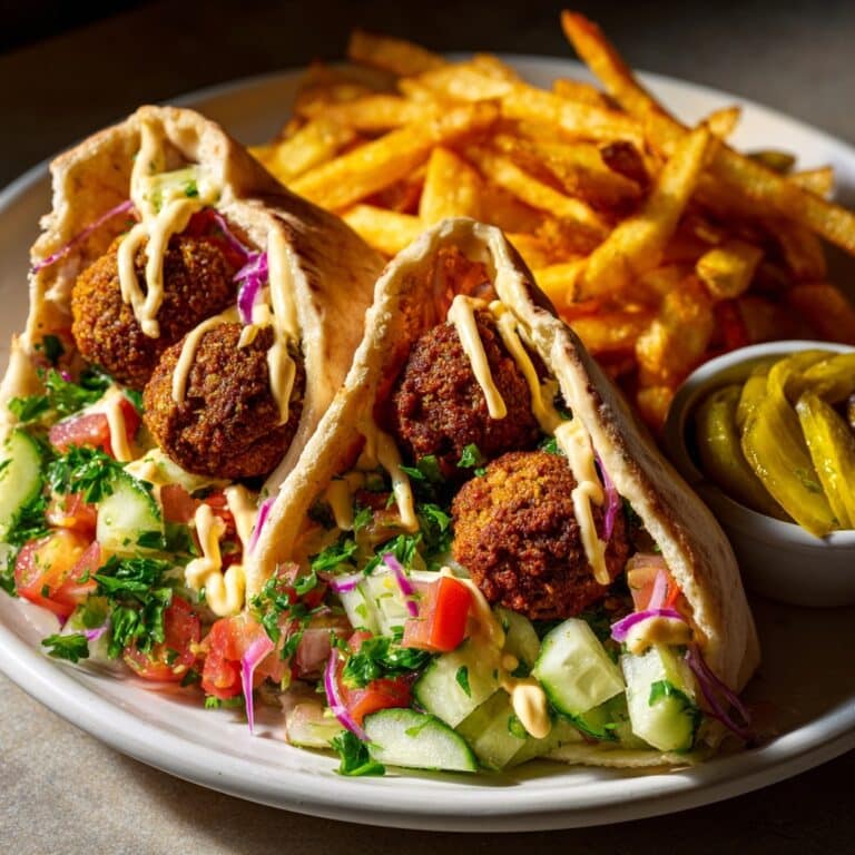 Lamb Chickpea Fritter Wraps Recipe