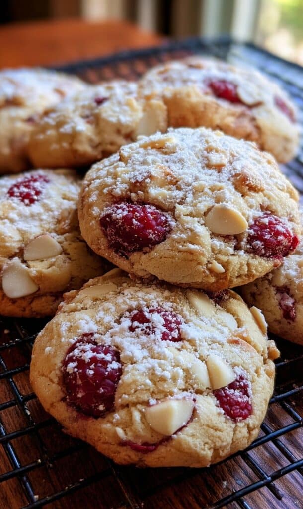 Raspberry Almond Oat Breakfast Cookies Recipe