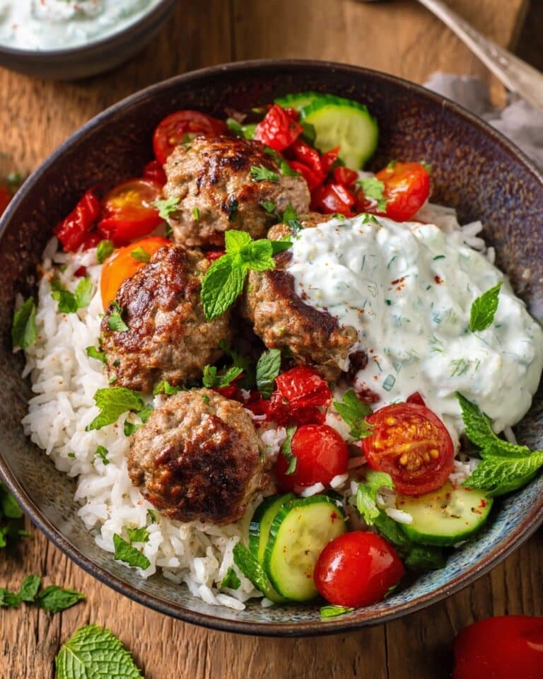 Moroccan Spiral Meatball and Zucchini Bake Recipe