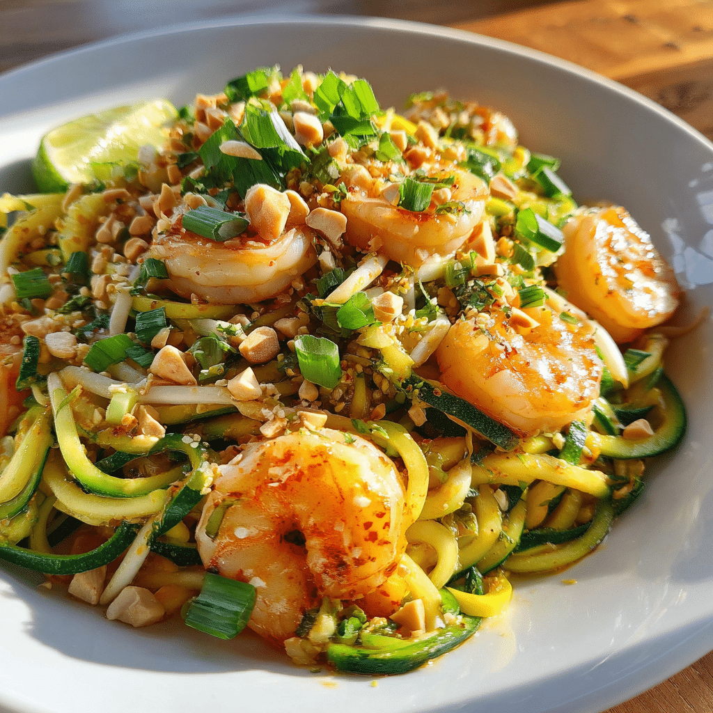 Authentic Thai Shrimp Pad Thai Recipe - Recipe Image