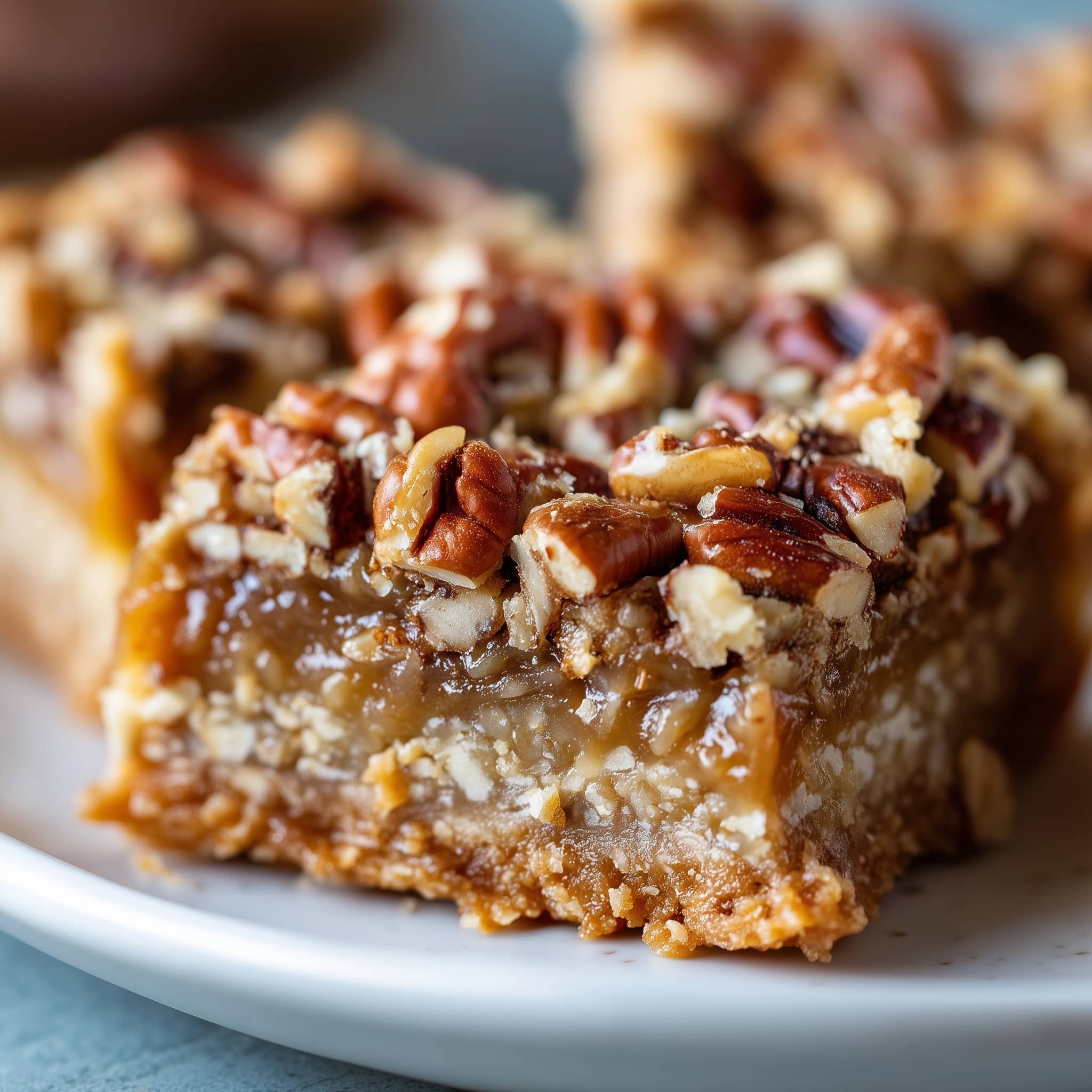 Simple Pecan Pie Bars Recipe - Recipe Image