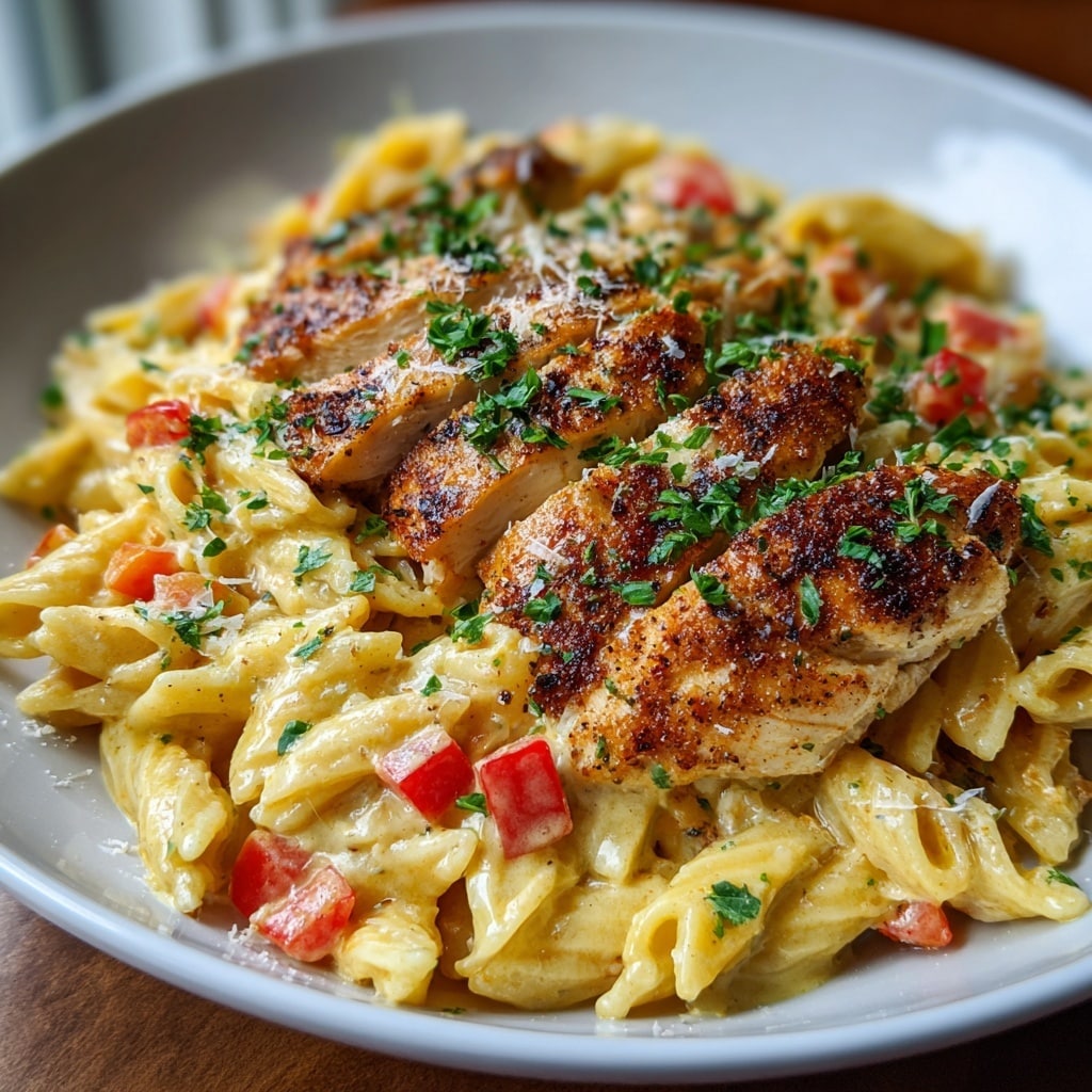 Spicy Cajun Honey Butter Chicken & Pasta Recipe