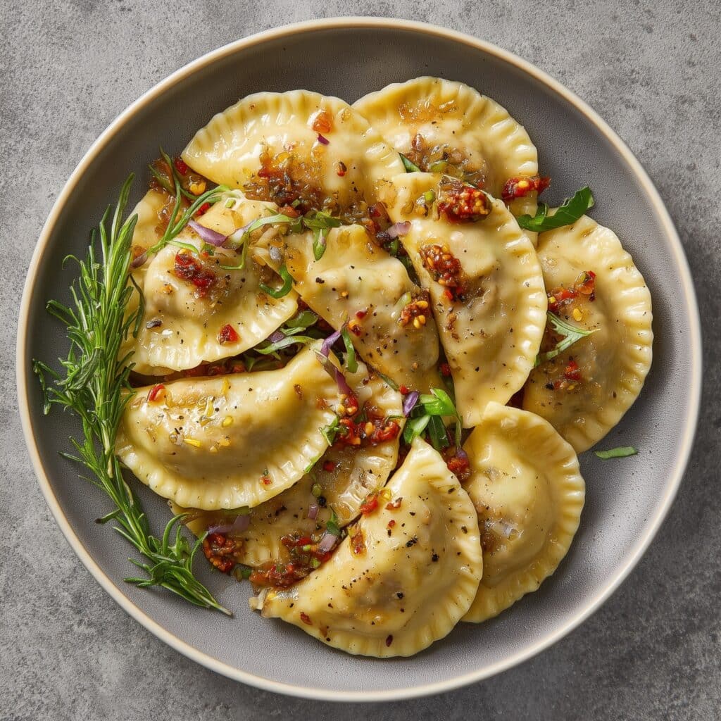 Vegan Pierogi with Potato and Leek Recipe