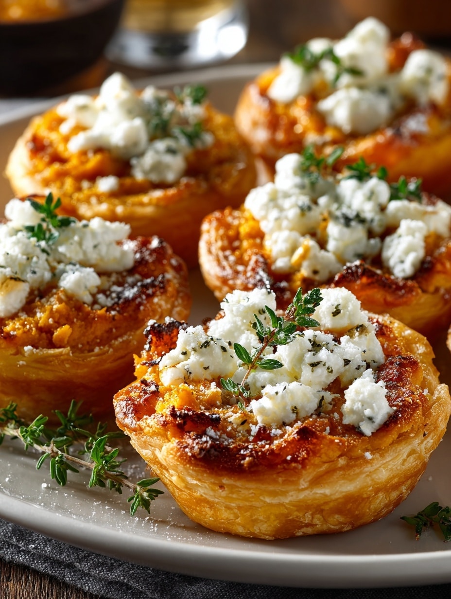 Roasted Sweet Potato Rounds with Honey Feta Recipe - Recipe Image